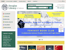 Tablet Screenshot of douglaslibrary.org